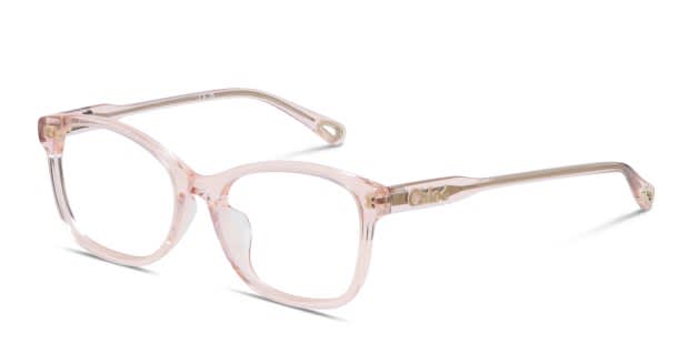 Chloe CH0276OA Pink, Clear Prescription Eyeglasses