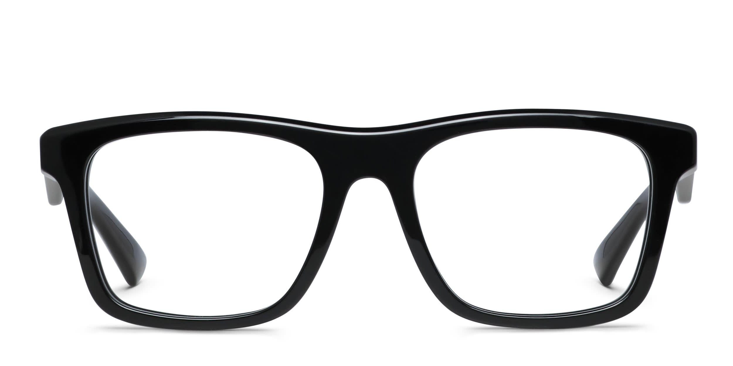 Alexander McQueen AM0475O Shiny Black glasses - Shiny Black - Frontal View