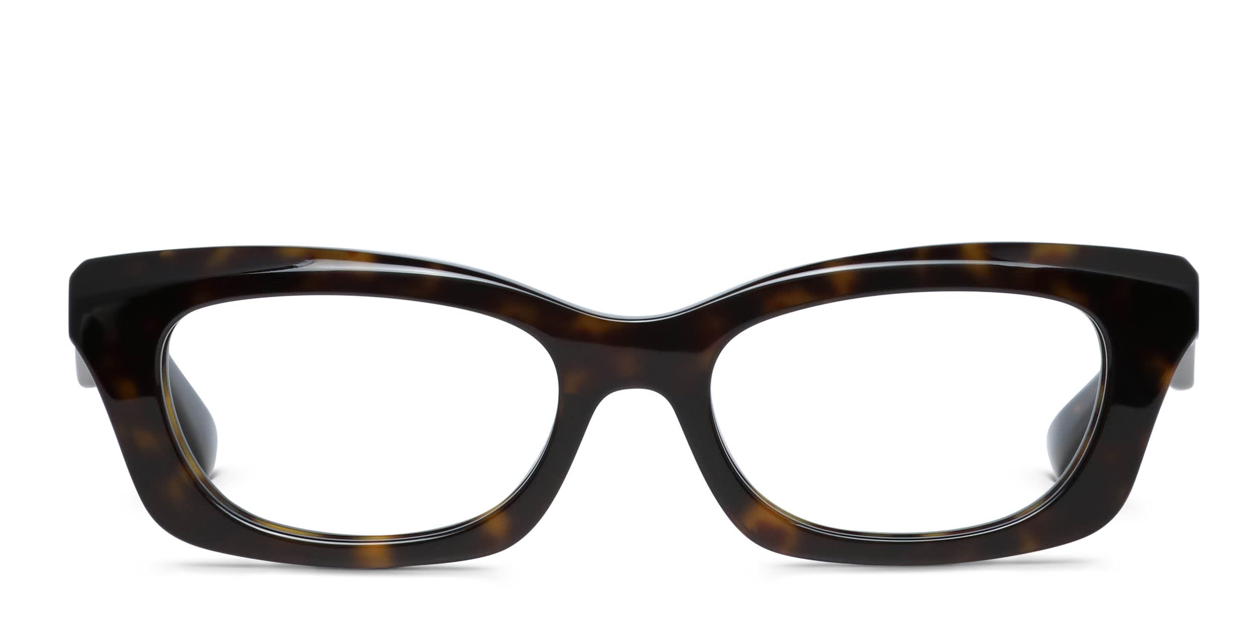 Alexander McQueen AM0474O Tortoise glasses - Tortoise - Frontal View