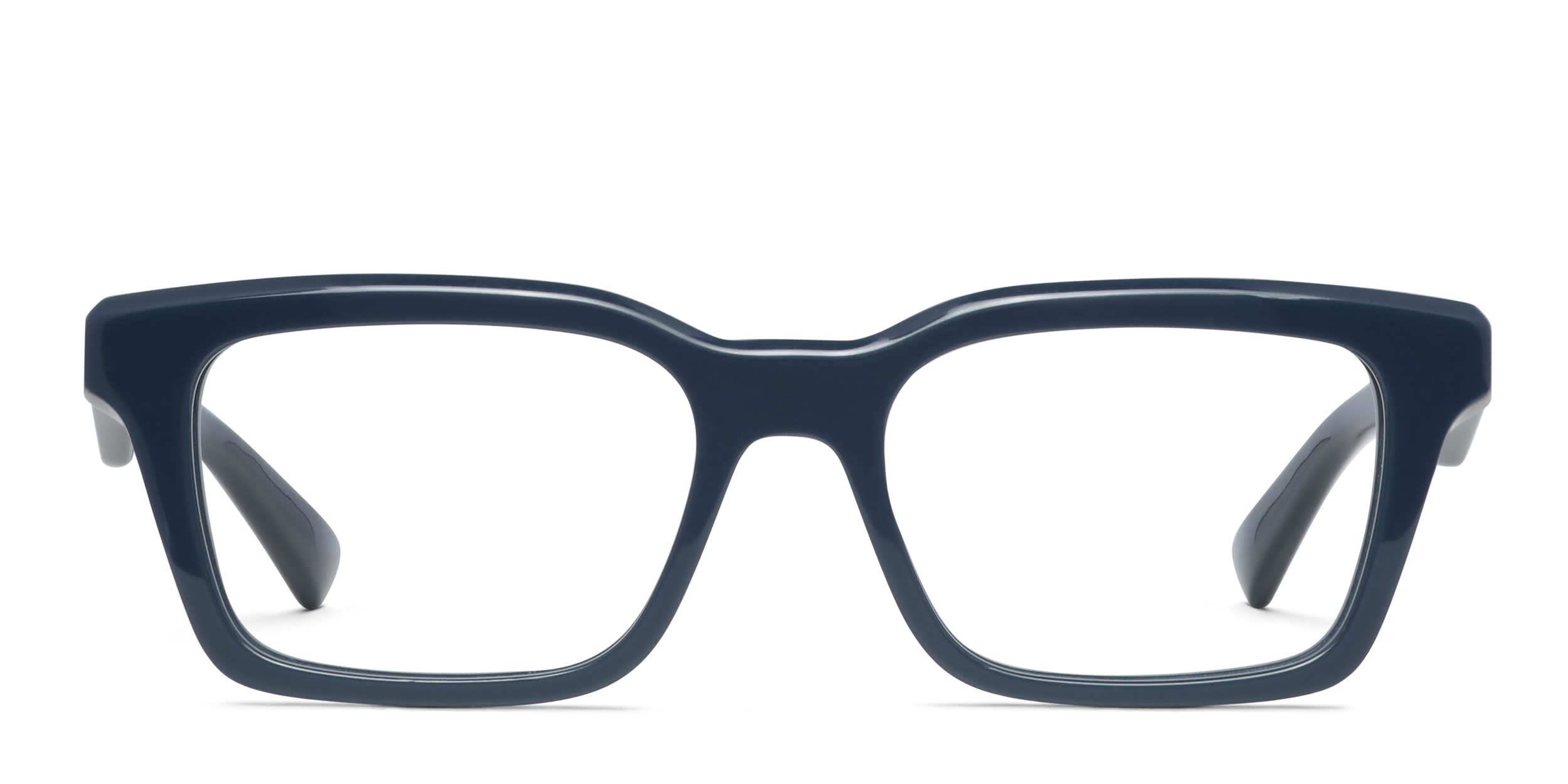 Alexander McQueen AM0476O Blue Prescription Eyeglasses