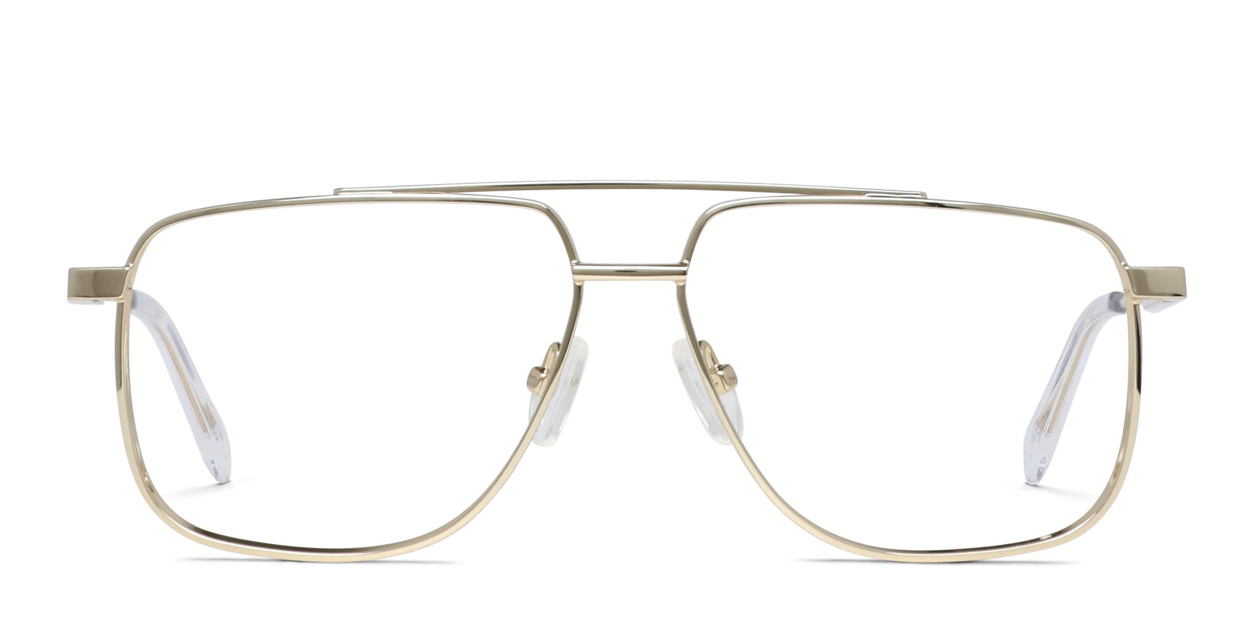 Alexander McQueen AM0480O Gold glasses - Gold - Frontal View