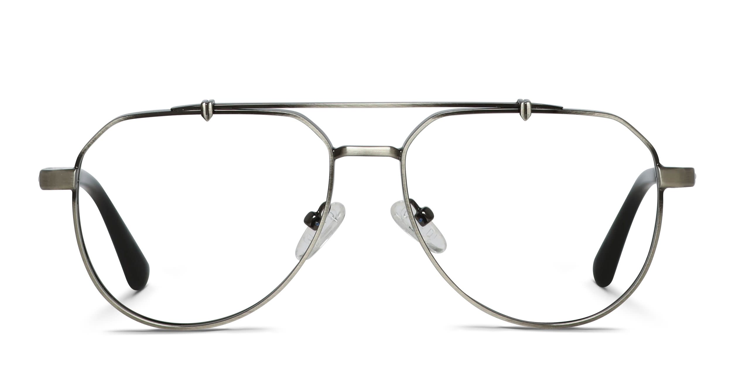 Quay All Caps Gunmetal Prescription Eyeglasses