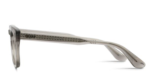 Quay Bow Tie Gray Prescription Eyeglasses display picture 2