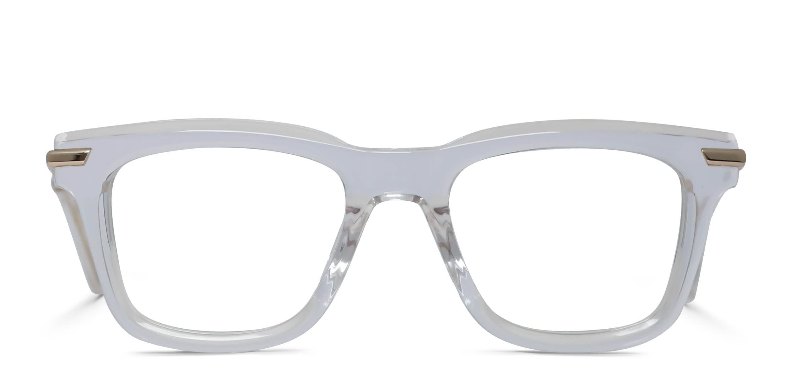 Quay First Draft Clear glasses - Clear - Frontal View