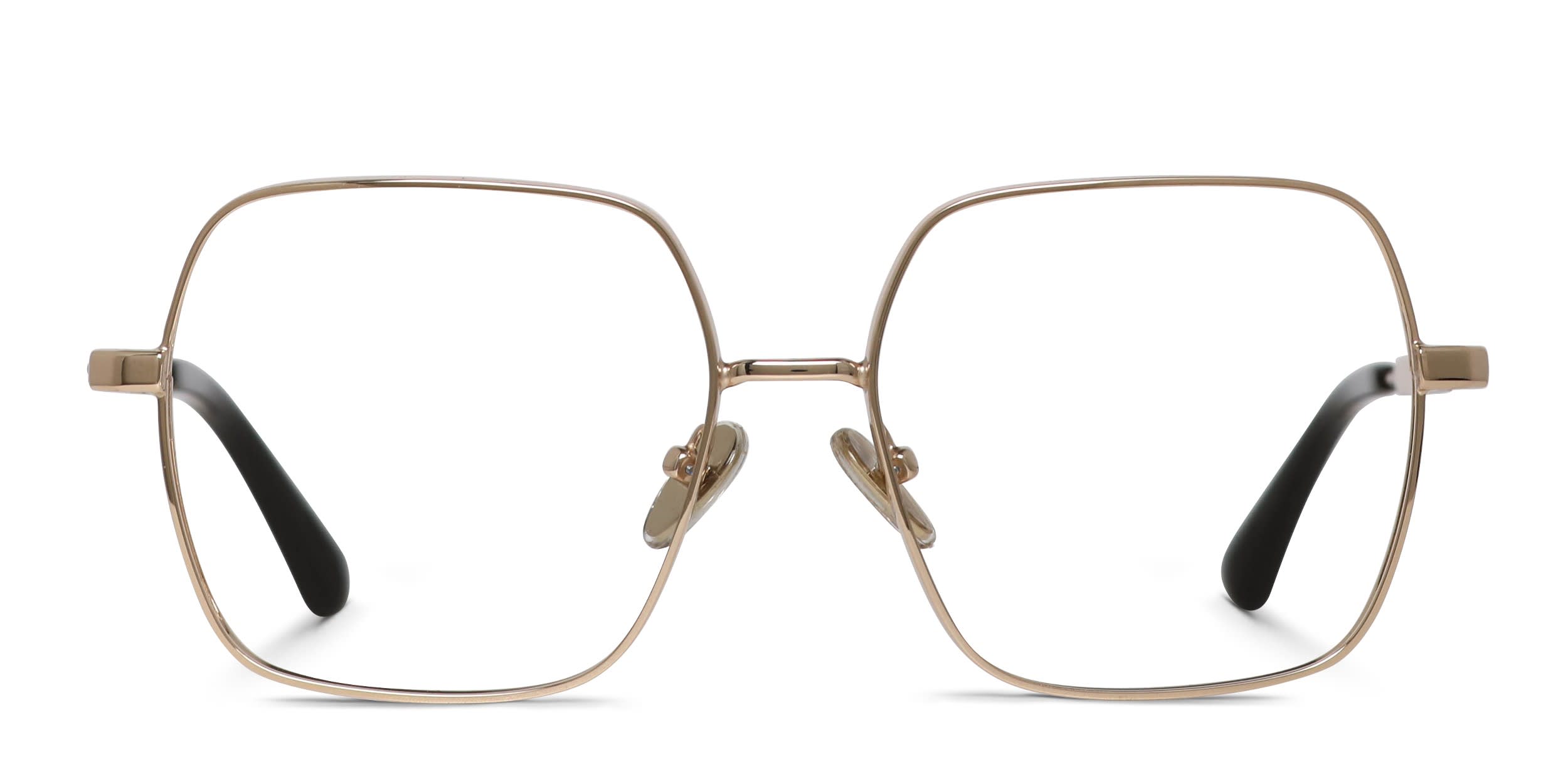 Quay Jezabell Texture Gold Eyeglasses | Includes FREE Rx Lenses