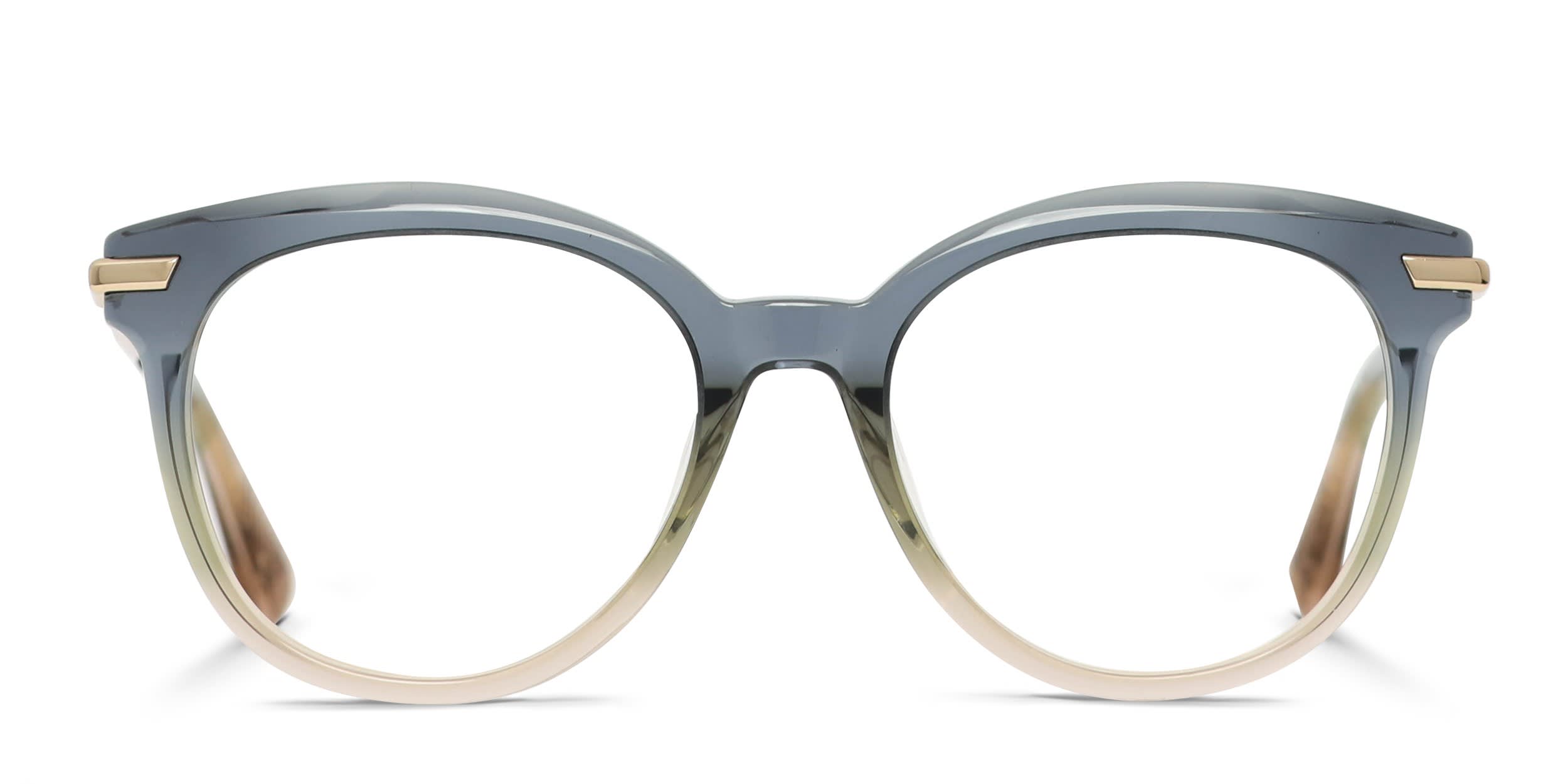 Quay Pencil Me In Blue, Green, Beige glasses - Blue / Green / Beige - Frontal View
