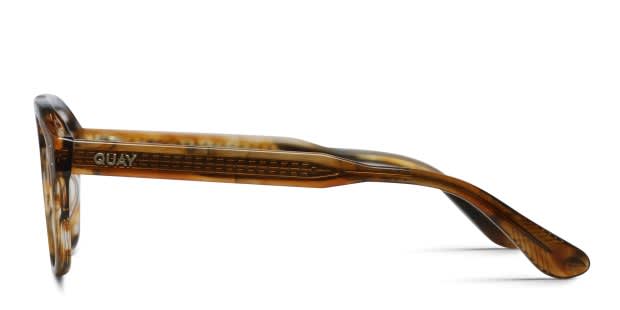 Quay Spin Off Brown, Tortoise Prescription Eyeglasses