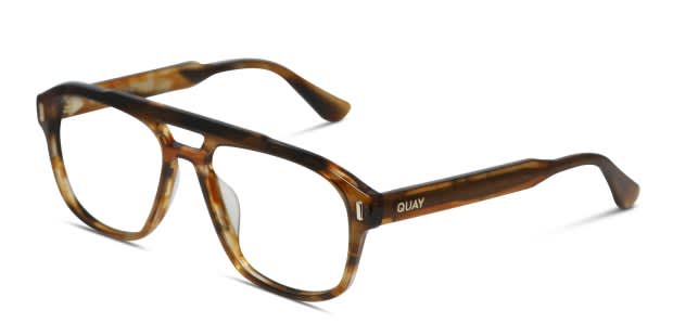 Quay Spin Off Brown, Tortoise Prescription Eyeglasses