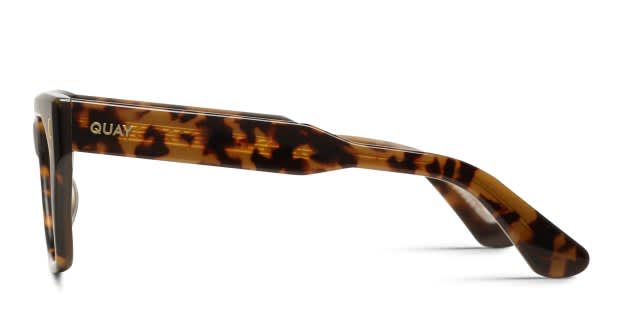 Quay Tres Chic Tortoise, Brown Prescription Eyeglasses display picture 3