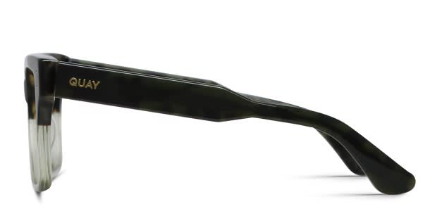 Quay Bold Type Green, Tortoise, Clear