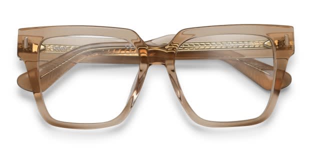 Quay Bold Type Beige, Clear