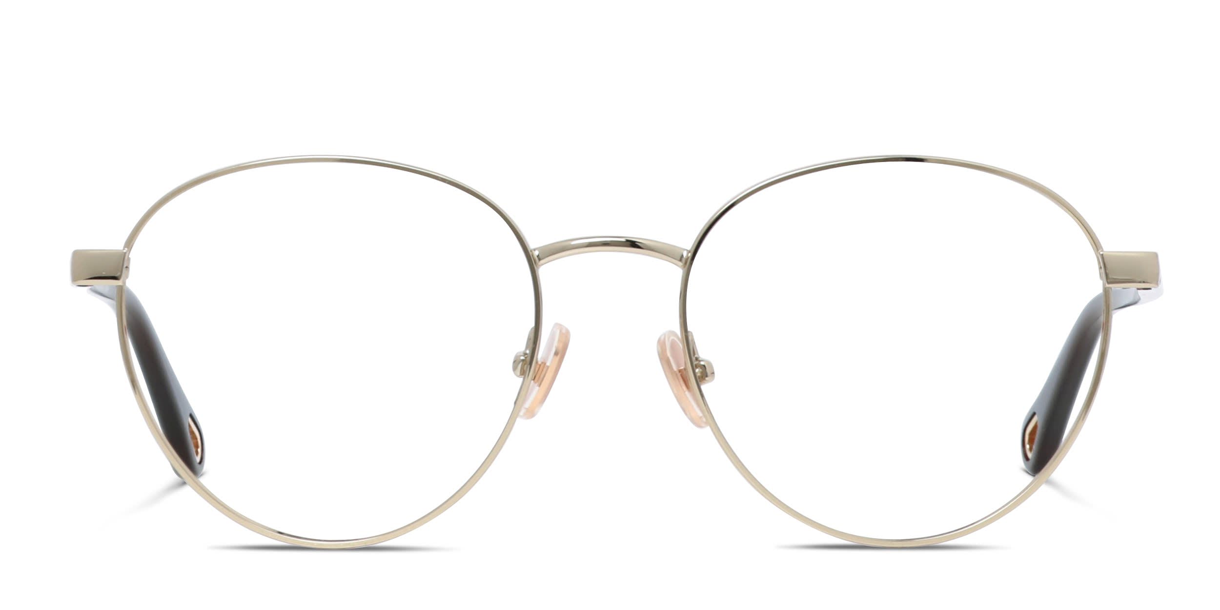 Chloe CH0269O Gold, Red glasses - Gold - Frontal View