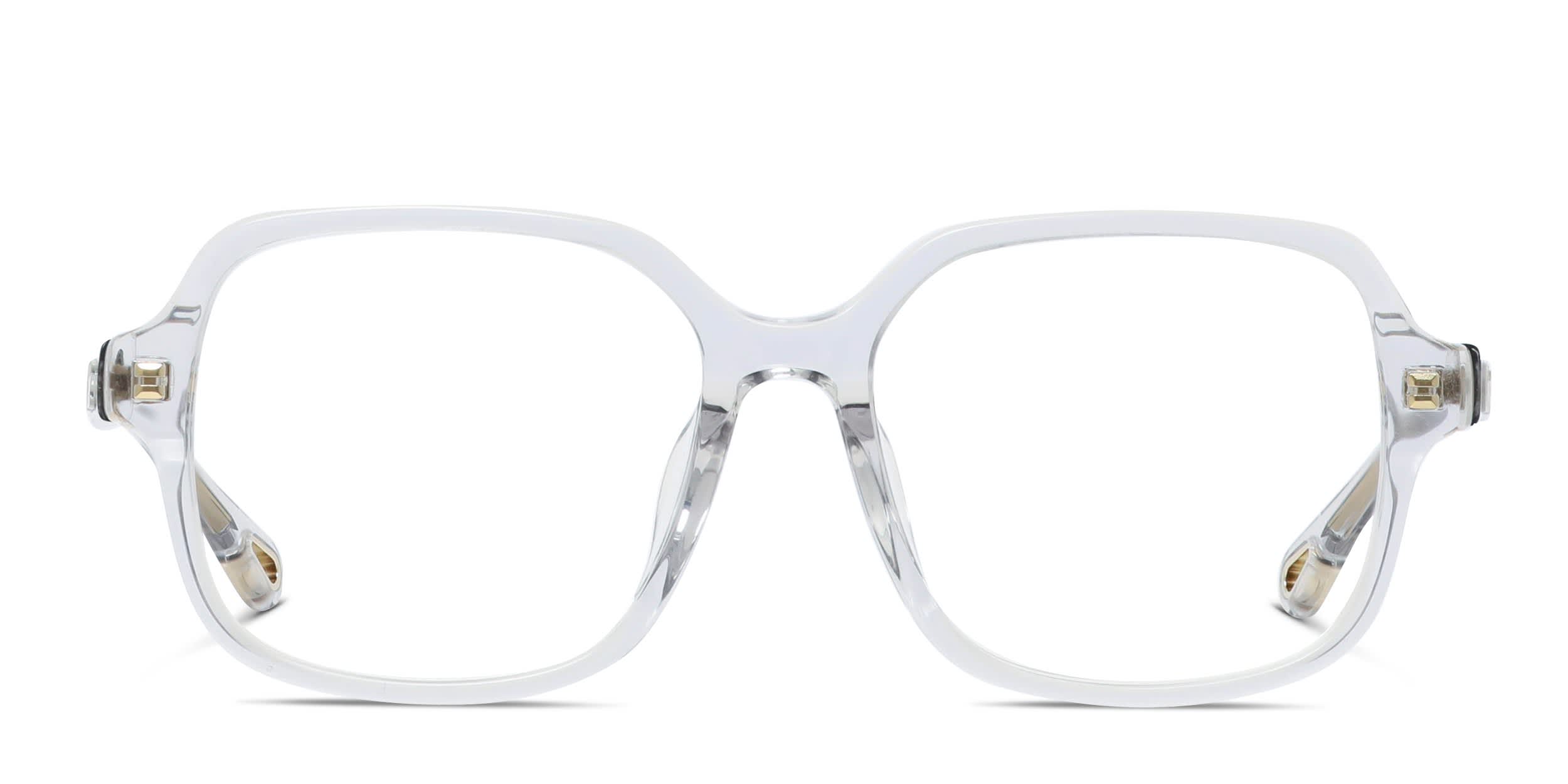 Chloe CH0277OA Gray, Clear glasses - Gray / Clear - Frontal View