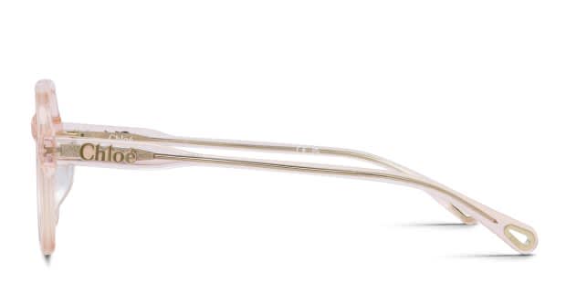 Chloe CH0277OA Pink, Clear Prescription Eyeglasses