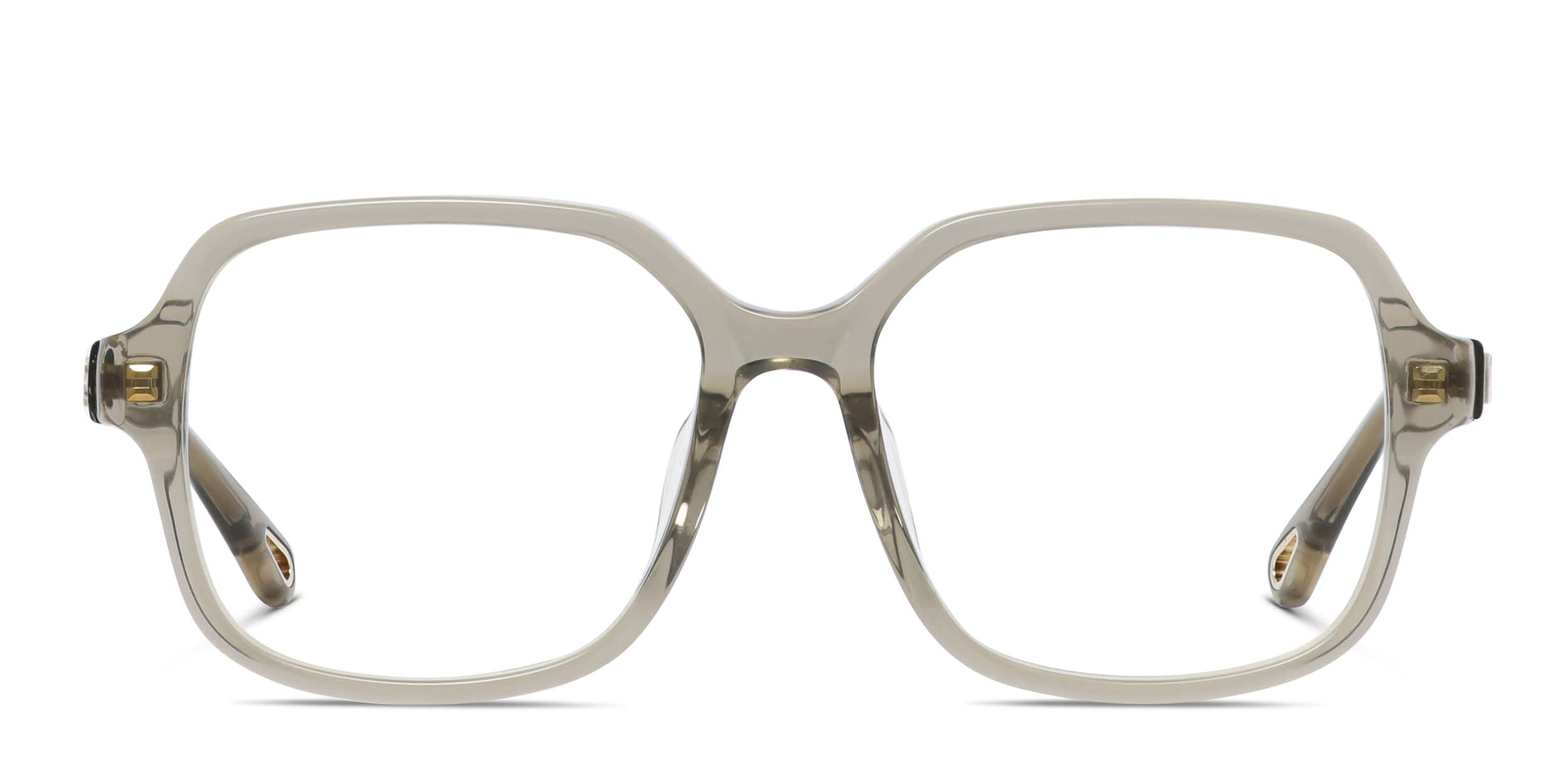 Chloe CH0277OA Green, Clear glasses - Green / Clear - Frontal View