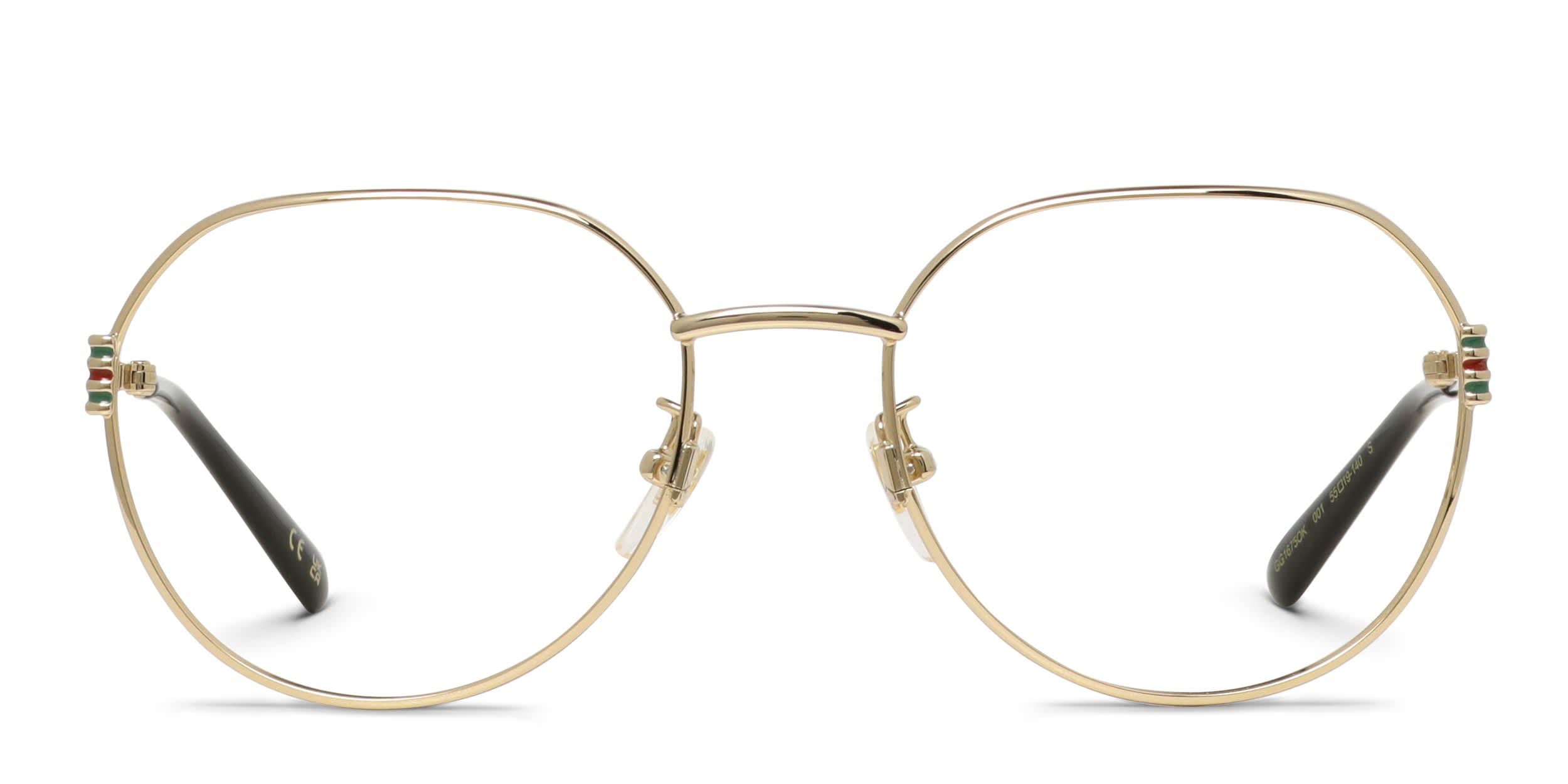 Gucci GG1675OK Gold Prescription Eyeglasses