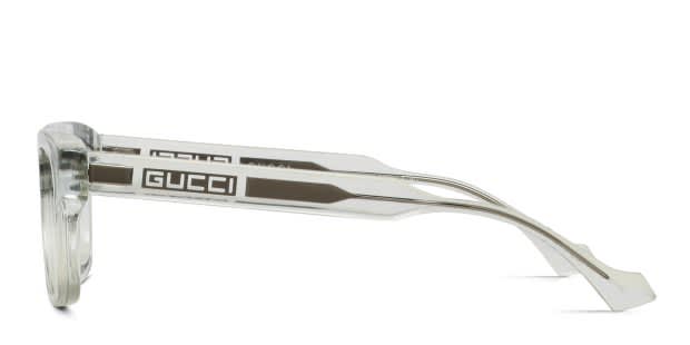 Gucci GG1731O Gray, Clear Prescription Eyeglasses