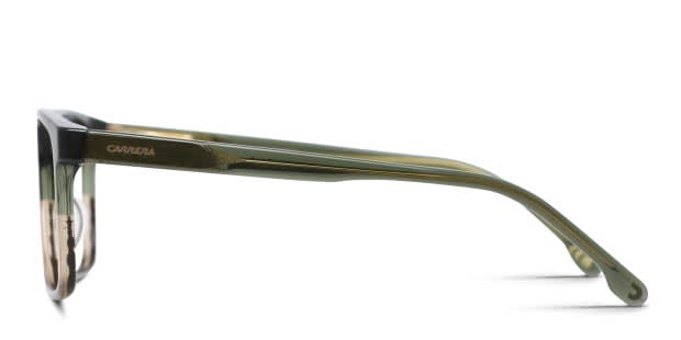 Carrera C Flex 14/G Green, Brown Prescription Eyeglasses display picture 1