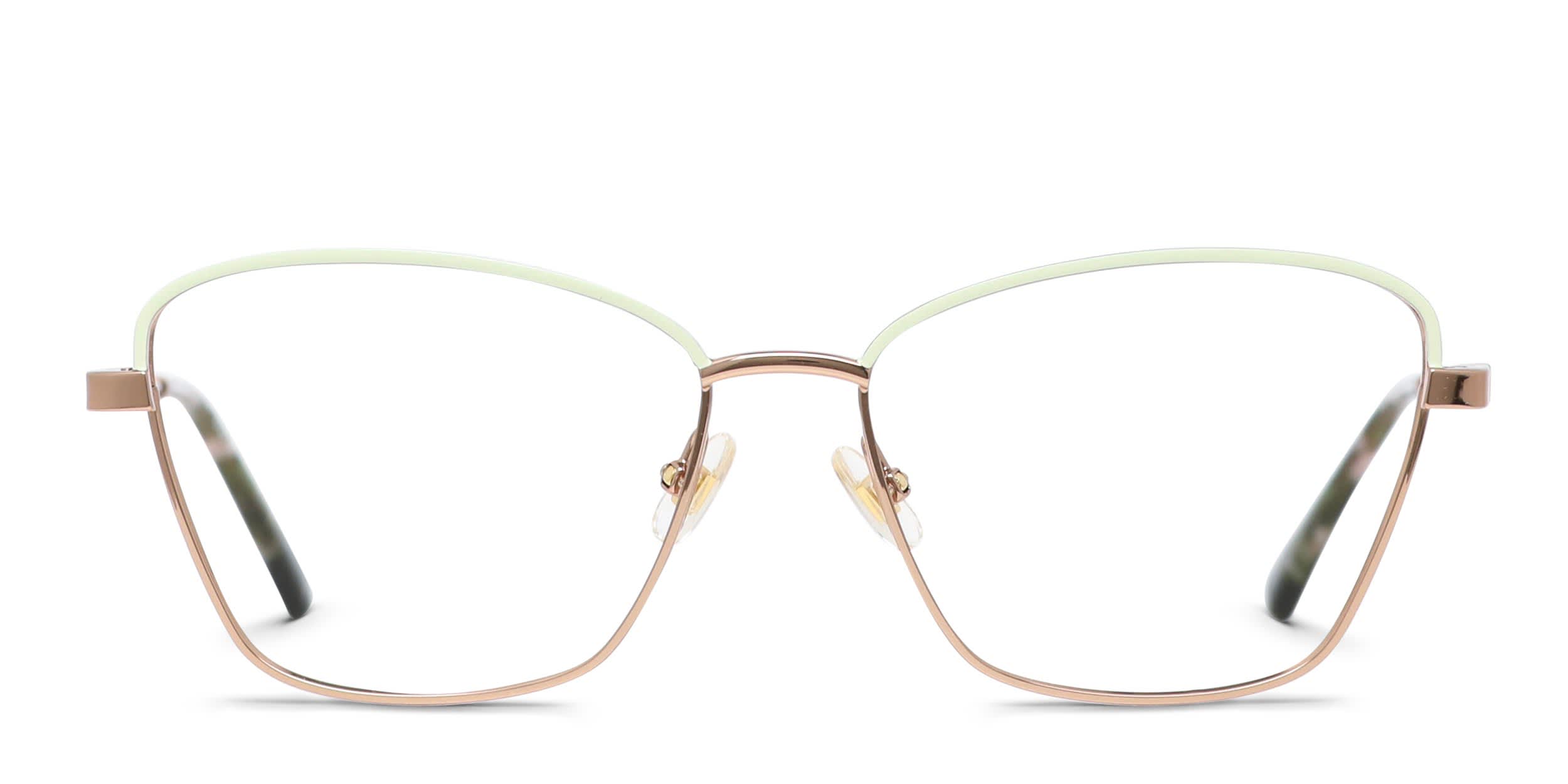 Kate Spade Liora/G Green, Rose Gold glasses - Green / Rose Gold - Frontal View