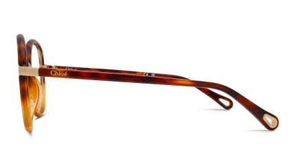 Chloe CH0308O Tortoise, Yellow, Gold glasses - Tortoise / Yellow / Gold - Side View