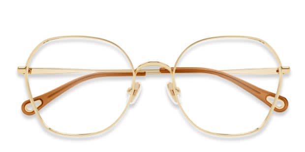 GLOBE SPECS ETHAN/C5 サングラス クリアフレーム　ゴールド Chloe CH0320O Gold Prescription Eyeglasses