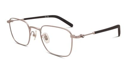 Mont Blanc MB0389O Gunmetal glasses - Gunmetal - Angle View