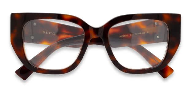 Gucci GG1952O Tortoise Prescription Eyeglasses