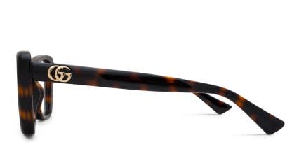 Gucci GG1977O Tortoise glasses - Tortoise - Side View