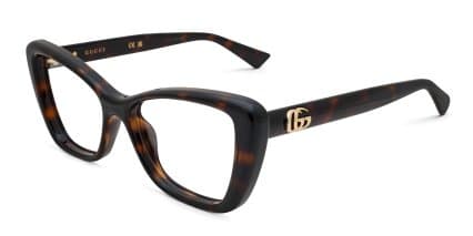 Gucci GG1977O Tortoise glasses - Tortoise - Angle View