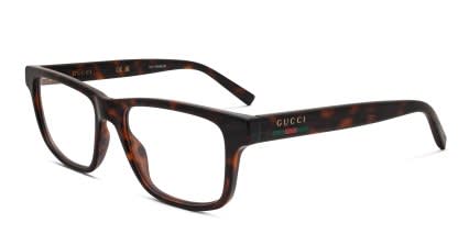 Gucci GG1987O Tortoise glasses - Tortoise - Angle View