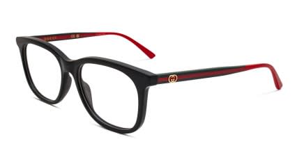 Gucci GG1990O Shiny Black glasses - Shiny Black - Angle View