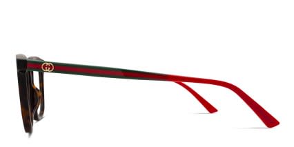 Gucci GG1990O Tortoise glasses - Tortoise - Side View