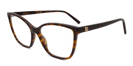 Gucci GG1995O Tortoise glasses - Tortoise - Angle View