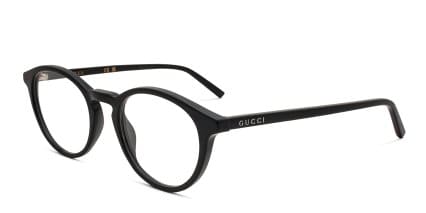 Gucci GG1998O Shiny Black glasses - Shiny Black - Angle View