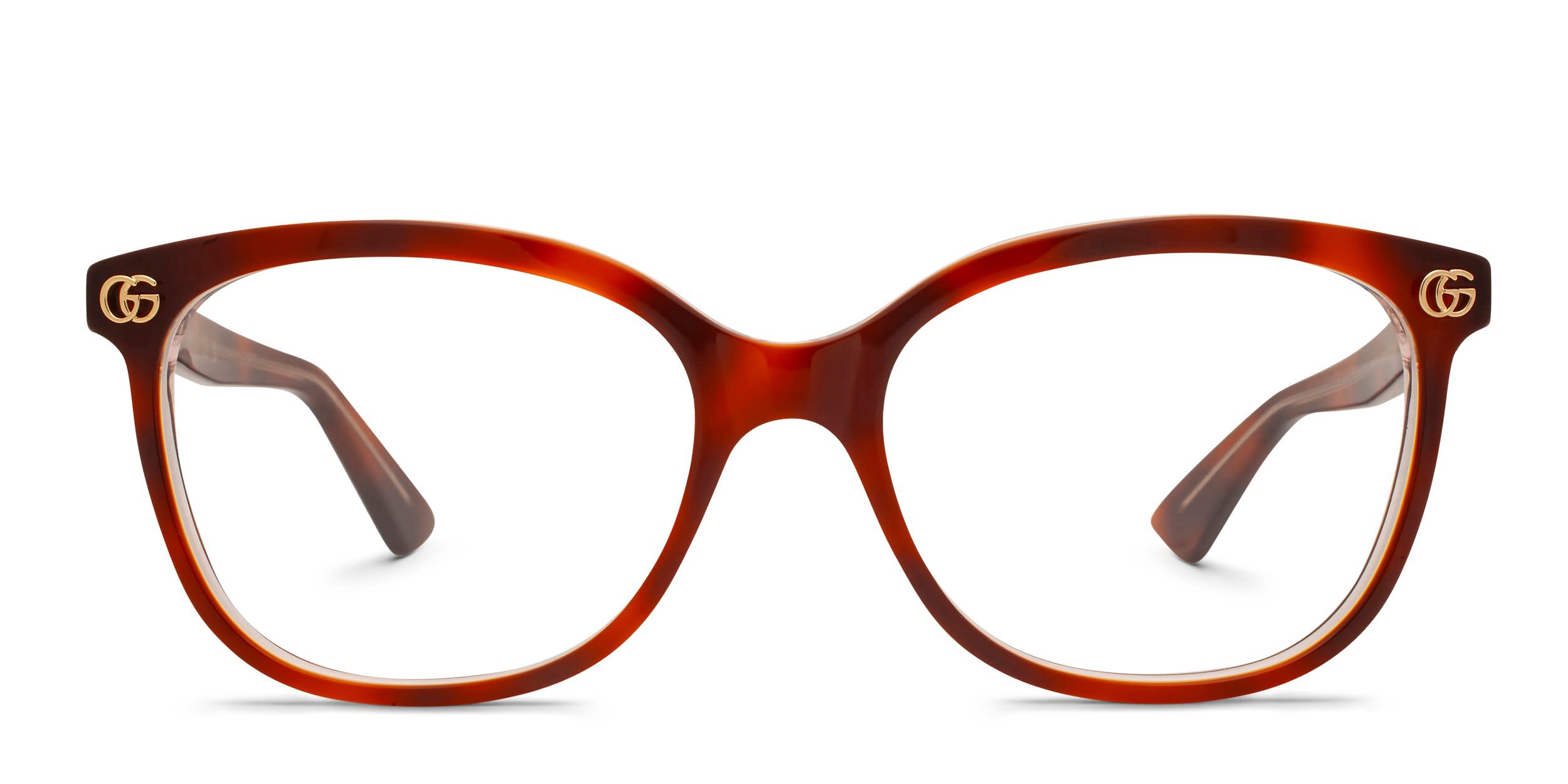 Gucci GG1816O Tortoise, Pink glasses - Tortoise / Pink - Frontal View
