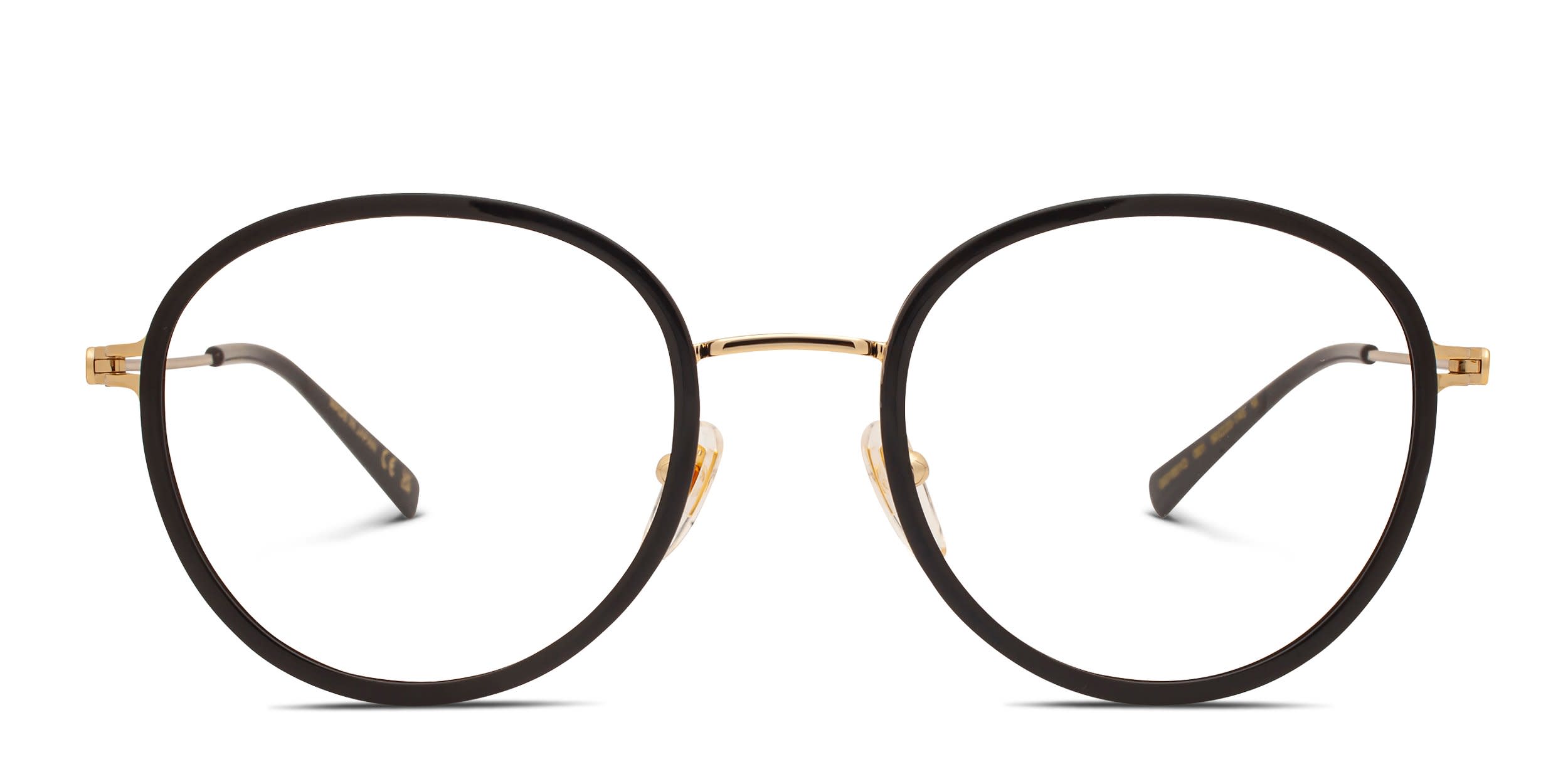 Gucci GG1851O Black, Gold glasses - Black / Gold - Frontal View