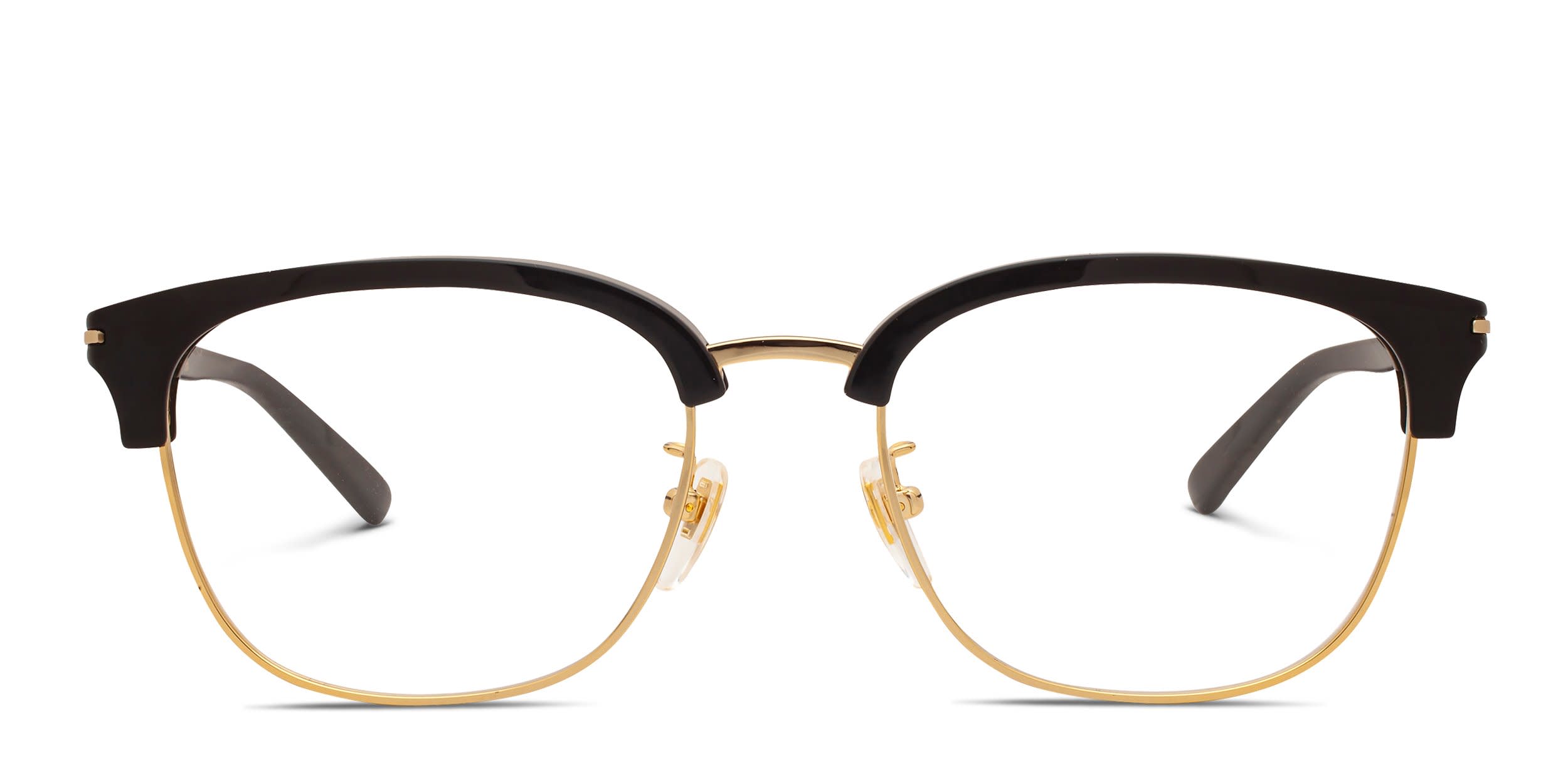 Gucci GG1901OA Black, Gold glasses - Black / Gold - Frontal View