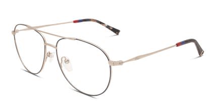 FILA VF9988 Black, Silver glasses - Black / Silver - Angle View