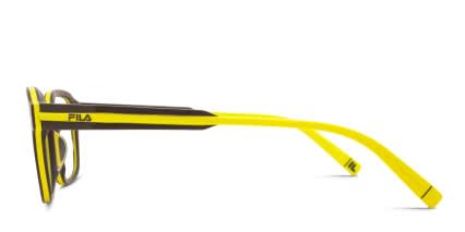 FILA VFI303 Black, Yellow glasses - Black / Yellow - Side View