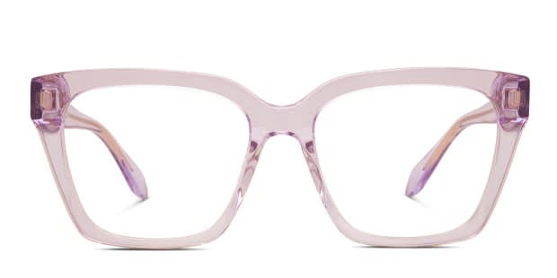 Just Cavalli VJC002 Purple, Clear Prescription Eyeglasses