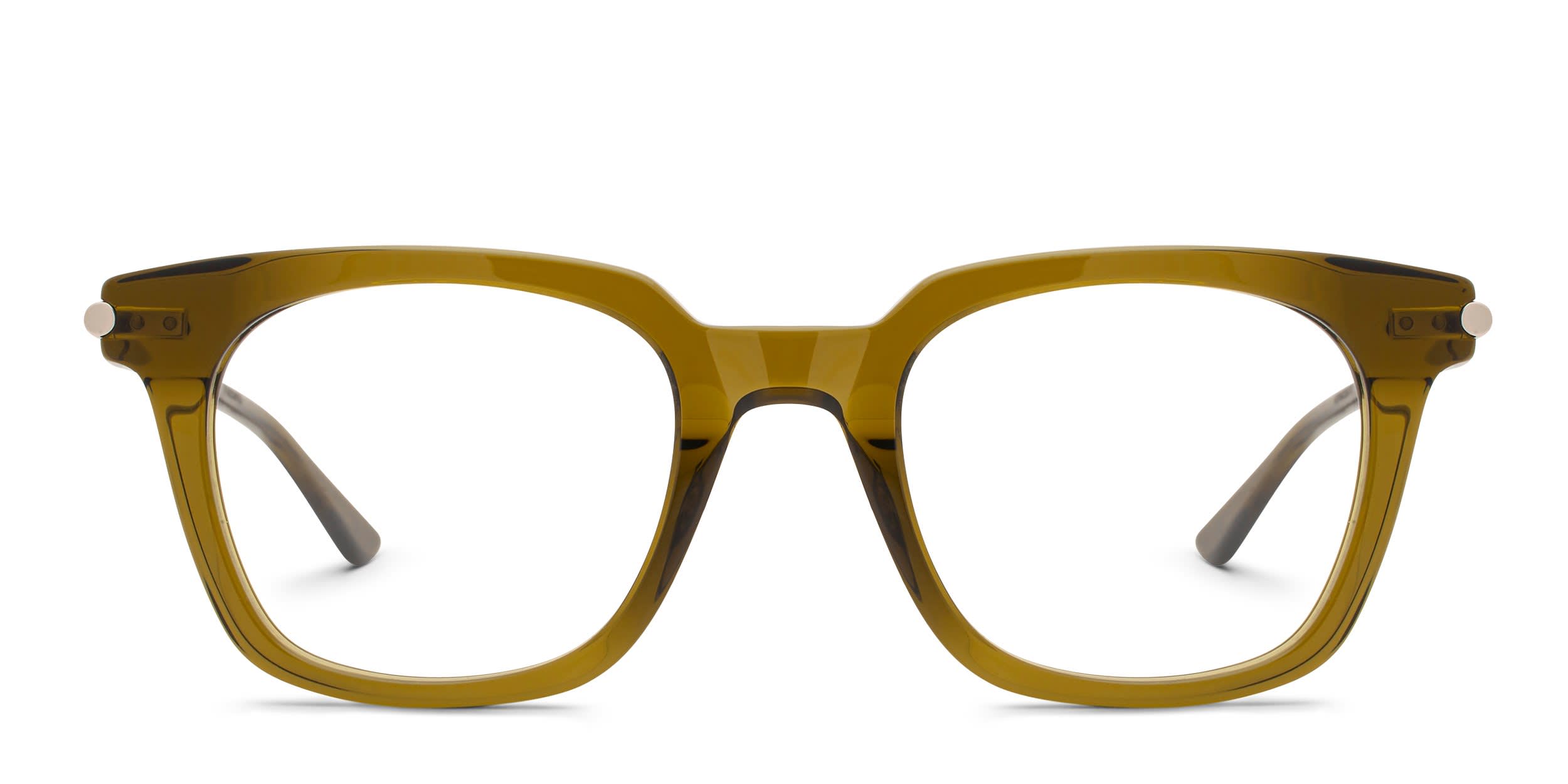 Alexander McQueen AM0521O Green glasses - Green - Frontal View
