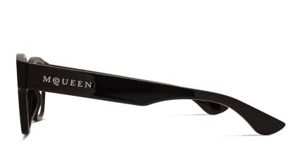 Alexander McQueen AM0530O Black glasses - Black - Side View
