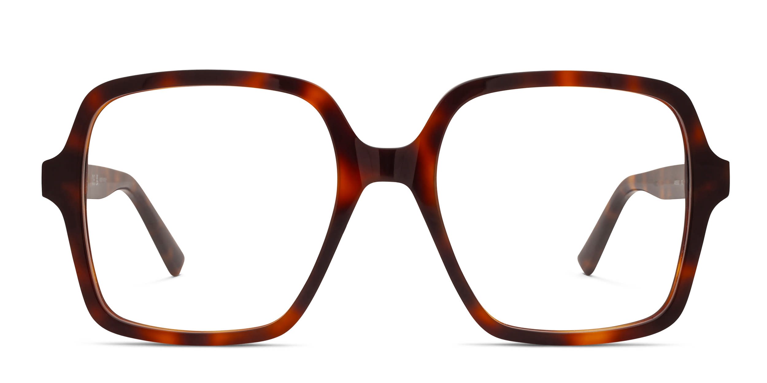 Alexander McQueen AM0538O Tortoise glasses - Tortoise - Frontal View