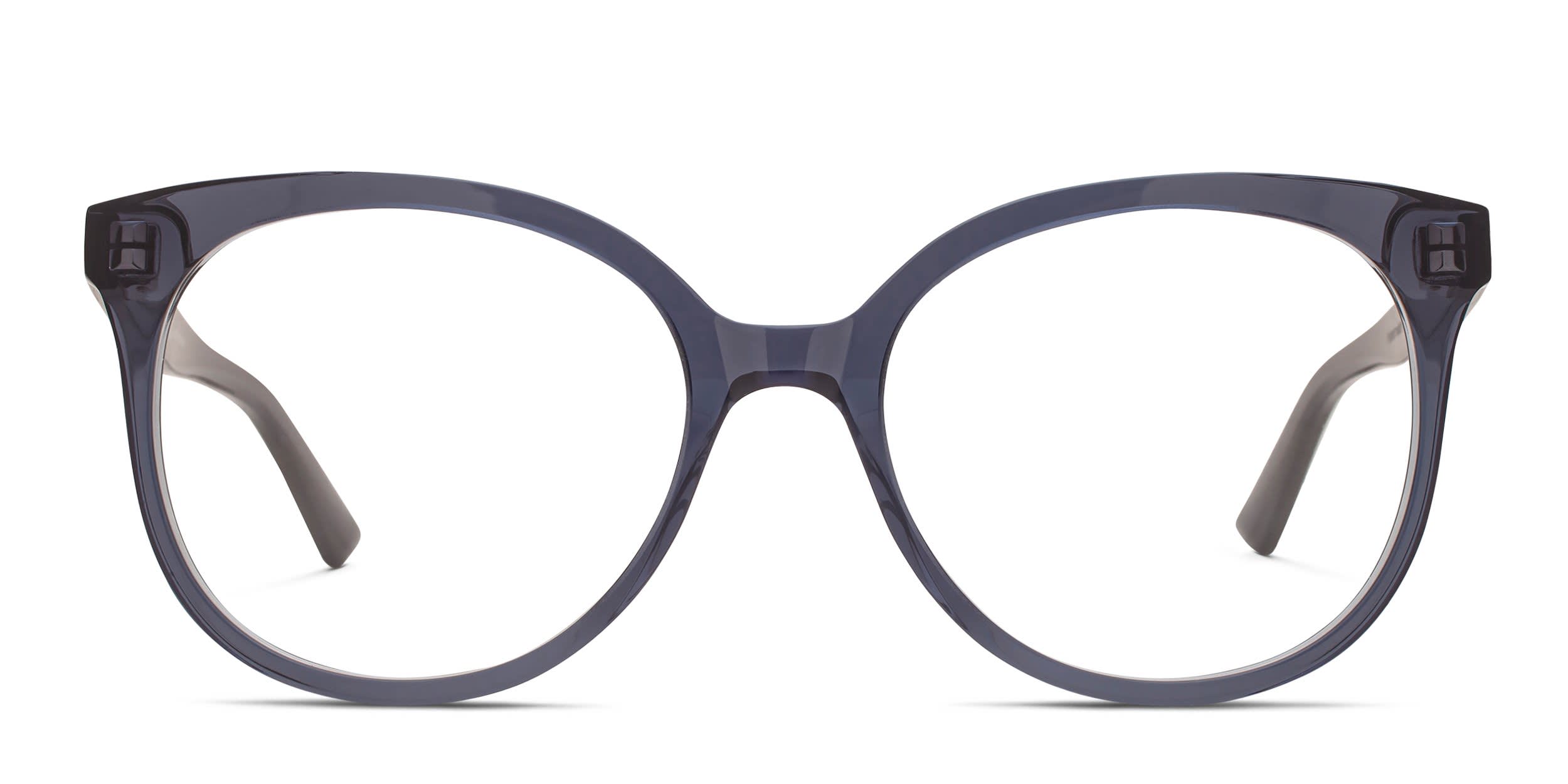 Alexander McQueen AM0540O Gray glasses - Gray - Frontal View