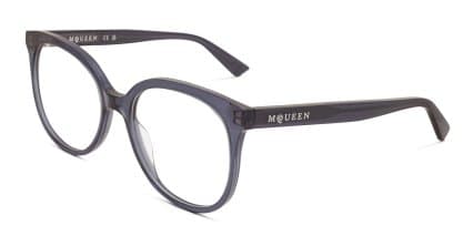 Alexander McQueen AM0540O Gray glasses - Gray - Angle View