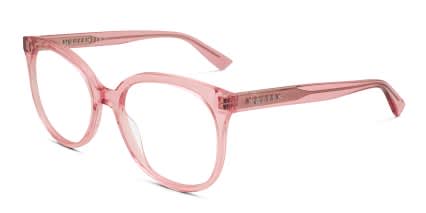 Alexander McQueen AM0540O Pink glasses - Pink - Angle View