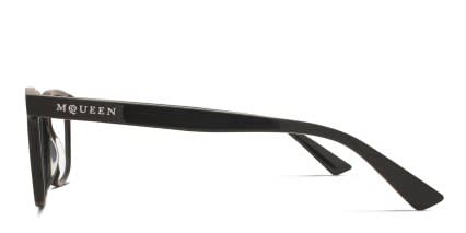 Alexander McQueen AM0541O Green, Black glasses - Green / Black - Side View