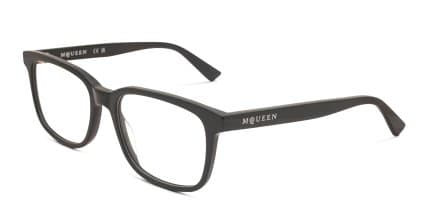 Alexander McQueen AM0541O Green, Black glasses - Green / Black - Angle View