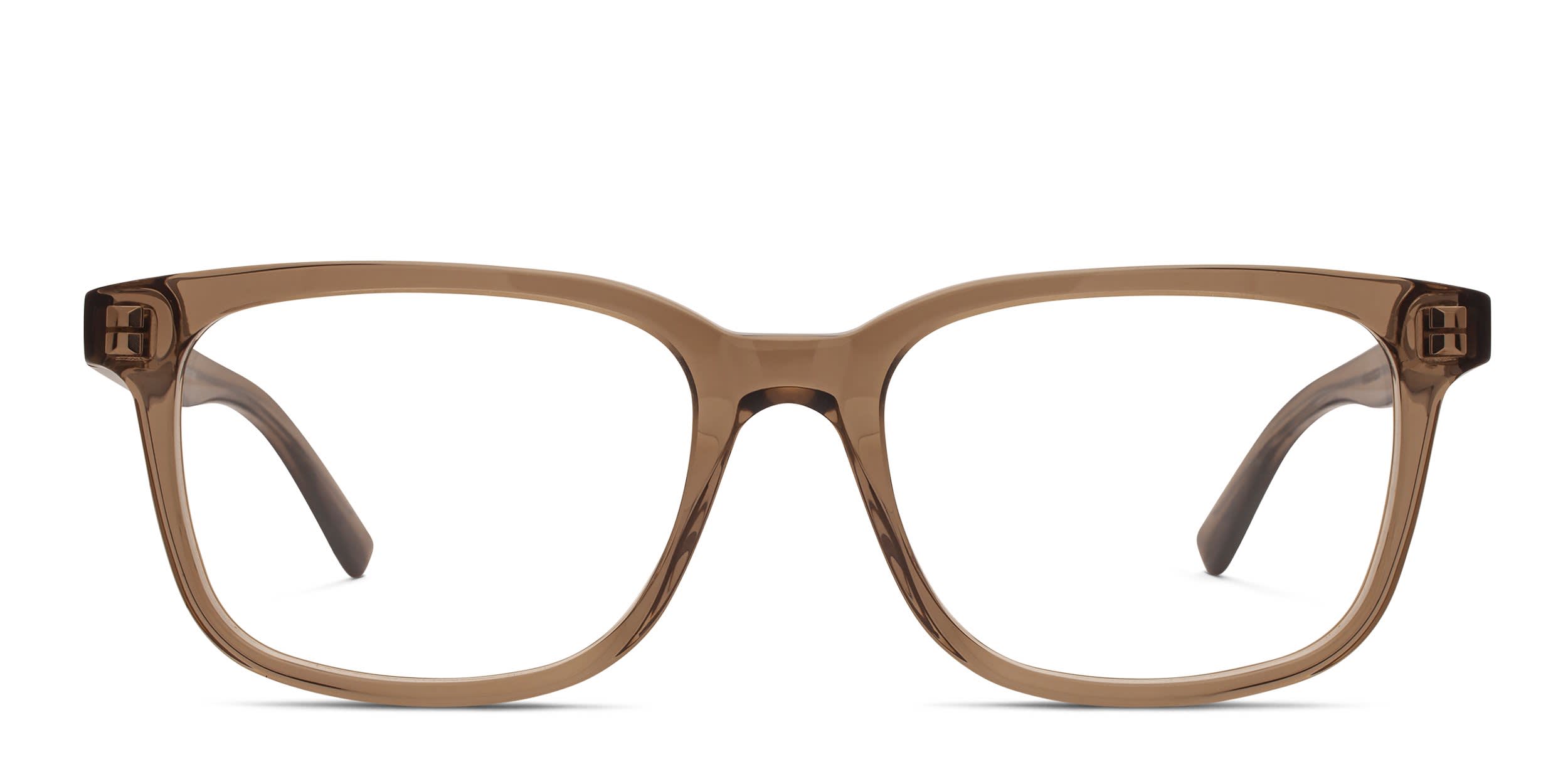 Alexander McQueen AM0541O Brown glasses - Brown - Frontal View