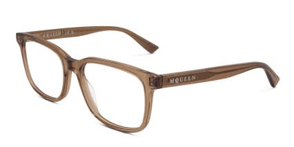 Alexander McQueen AM0541O Brown glasses - Brown - Angle View
